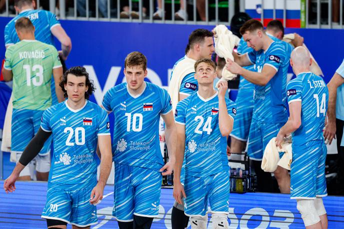 slovenska odbojkarska reprezentanca, Slovenija : Italija, Stožice | Slovenci so klonili z 0:3 v nizih. | Foto Aleš Fevžer