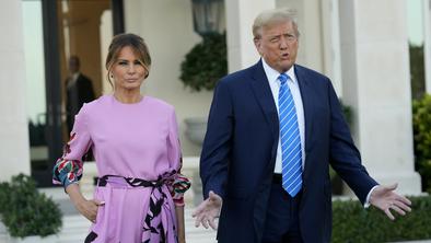 Donald Trump spregovoril o sojenju in Melanii