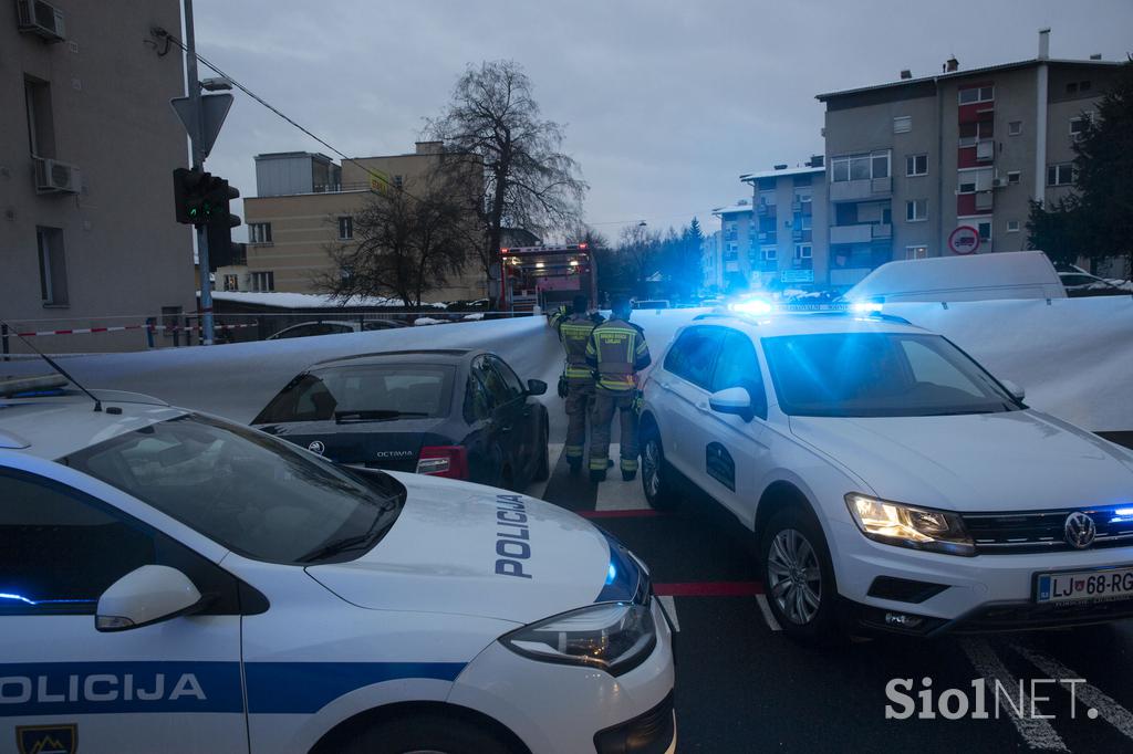 Umor na Oražnovi ulici v Ljubljani.