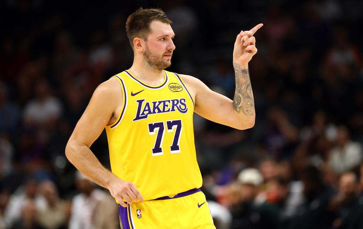 Luka Dončić | Luka Dončić je odigral prvo pripravljalno tekmo in v 22 minutah dosegel 25 točk. | Foto Reuters