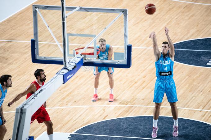 V tokratnem kvalifikacijskem oknu za SP bo Slovenija lahko računala na vse najboljše košarkarje.
 | Foto: Blaž Weindorfer/Sportida