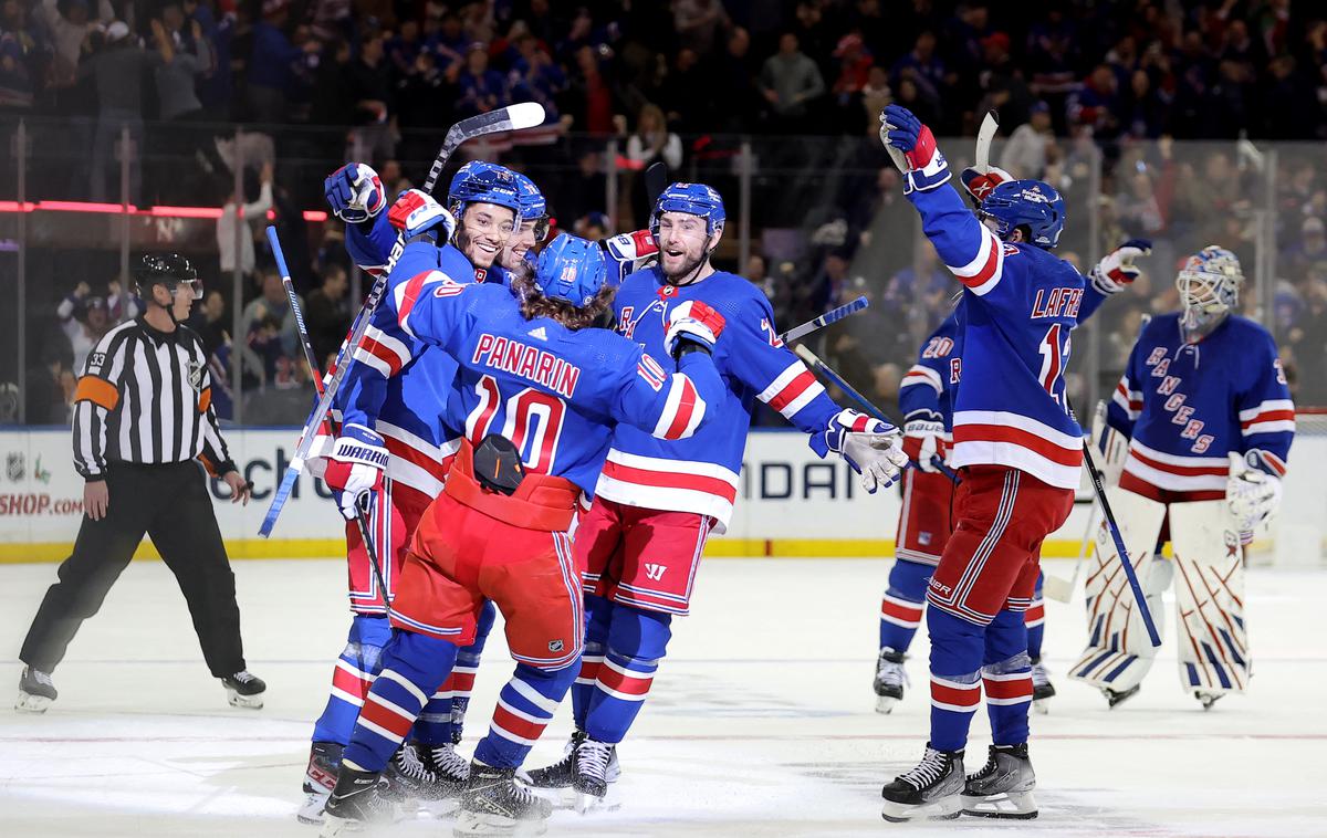 New York Rangers | New York Rangers so se razveselili nove zmage po podaljšku. | Foto Reuters