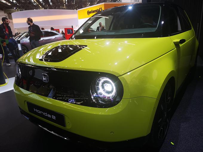 Ena od novosti med električnimi avtomobili z majhno baterijo bo tudi honda e. | Foto: Gregor Pavšič