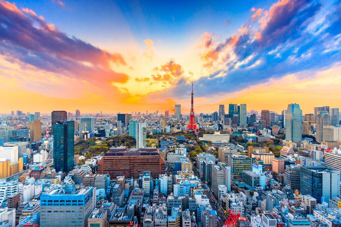 Japonsko velemesto Tokio bo leta 2020 gostilo olimpijske igre. | Foto: Thinkstock
