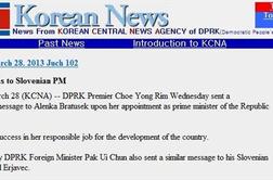 Bratuškovi čestitke iz Severne Koreje