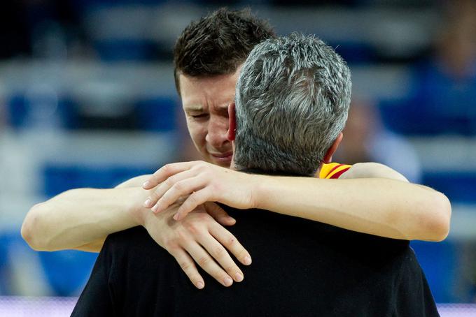 Poraz v boju za tretje mesto na EuroBasketu 2011 je bil tudi za Ilievskega boleč, pa čeprav so Makedonci v Litvi pripravili najlepše presenečenje. | Foto: Vid Ponikvar