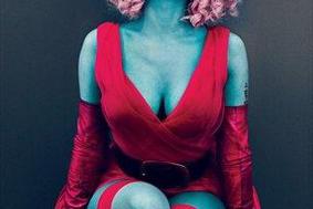 Nicki Minaj modra za Vogue