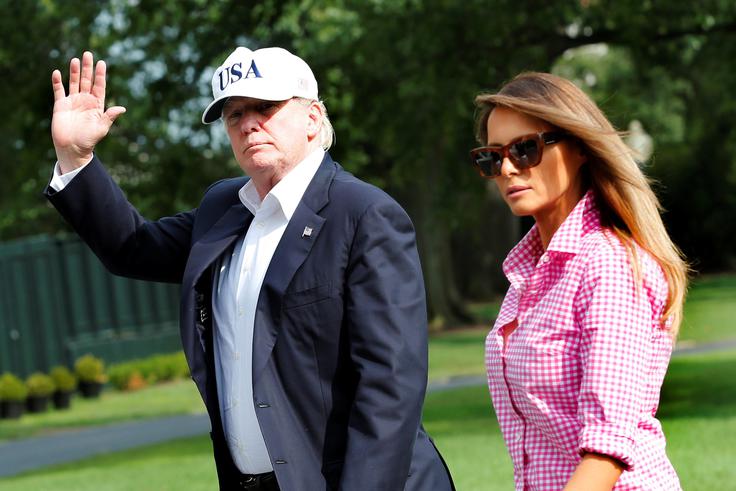Donald Trump z ženo Melanio | Foto: Reuters