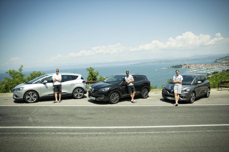 Za varno, zanesljivo in neutrujajočo pot na treninge ter tudi na zaslužene dopuste je Renault koprskim tigrom v tej divji sezoni zagotovil udobno vožnjo z vozili Renault Kadjar, Scenic in Talisman.  | Foto: 