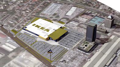 Ikea oddala vlogo za gradbeno dovoljenje v Ljubljani