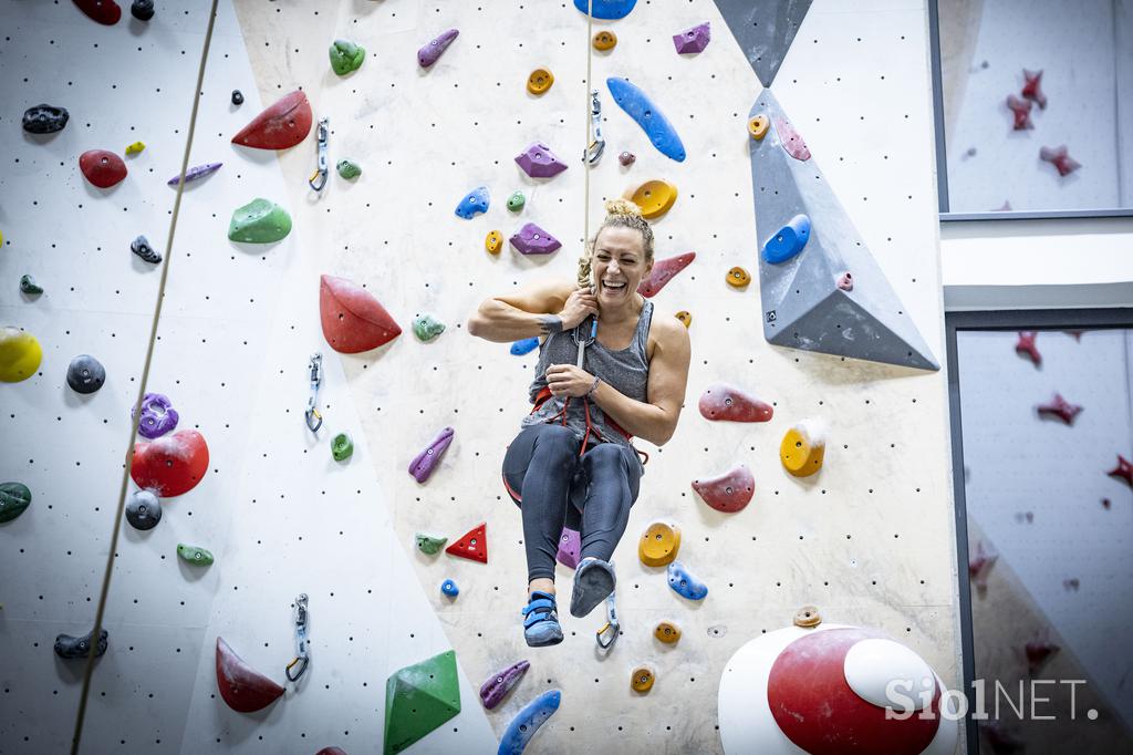 Janja Garnbret Plezalni center Slovenska Bistrica