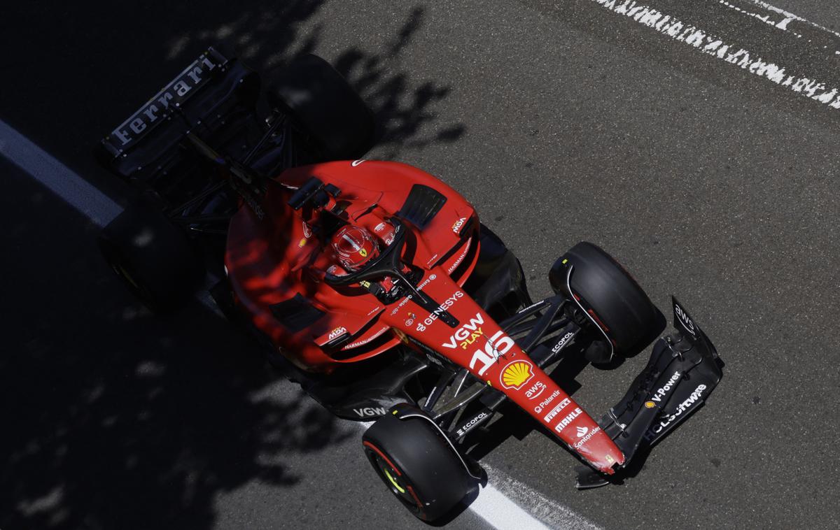 Baku Charles Leclerc Ferrari | Charles Leclerc se zaveda, da je na dirki Red Bull hitrejši, a upa na presenečenje. | Foto Reuters