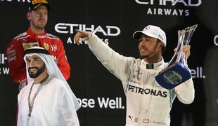 Hamiltonu tudi zadnja dirka sezone