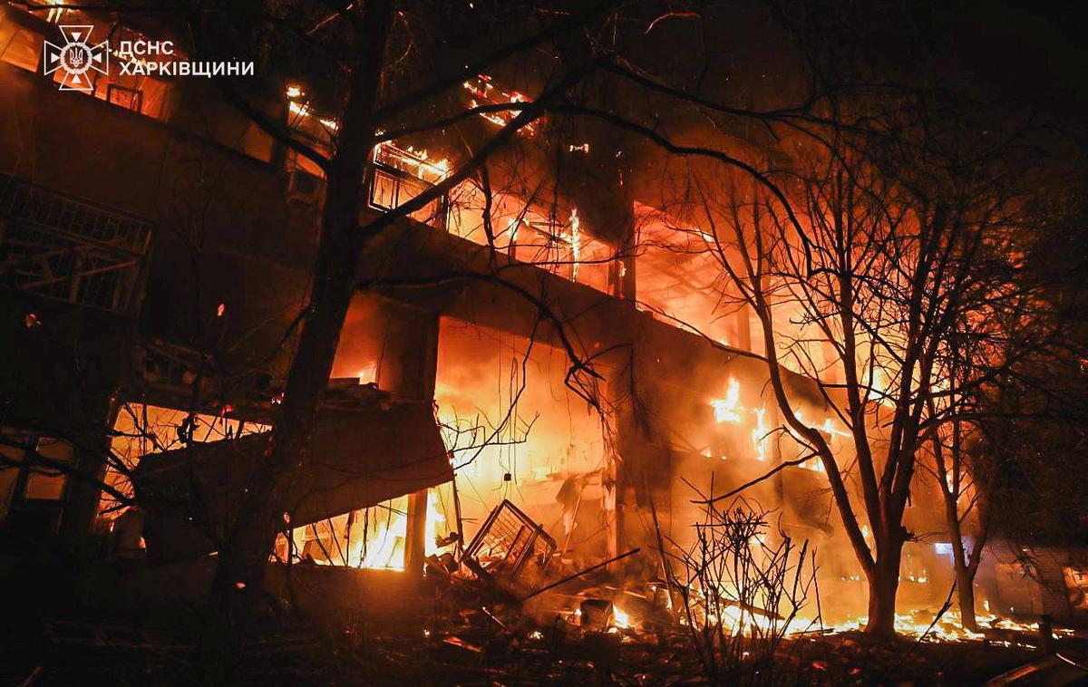 Napad na Harkov, Ukrajina | Fotografija posledic ruskega napada na Harkov iz 11. junija | Foto Reuters