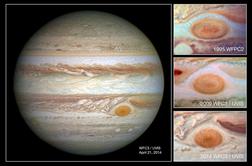 Velika Jupitrova rdeča pega se nezadržno krči