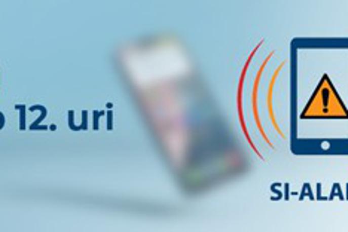 si-alarm | Namen testiranja je, da telekomunikacijski operaterji in uprava za zaščito in reševanje preverijo delovanje sistema pred njegovo polno uveljavitvijo. | Foto Ministrstvo za digitalno preobrazbo