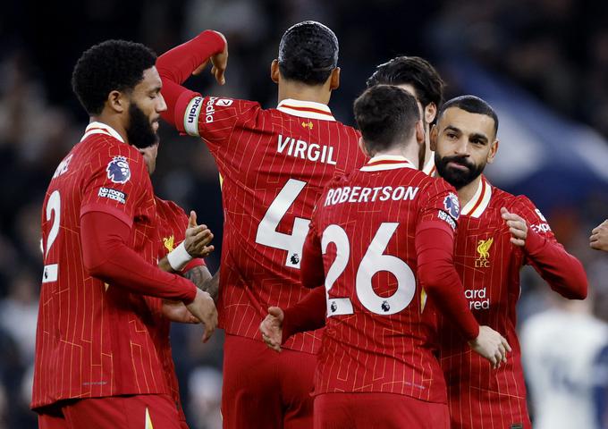 Liverpool se lahko pohvali s popolnim učinkom v ligi prvakov. Šest tekem, 18 točk, gol razlika 13:1. | Foto: Reuters