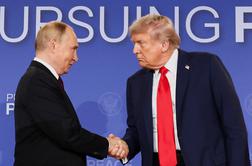 Srečanje Trumpa in Putina končano, na novinarska vprašanja nista odgovarjala