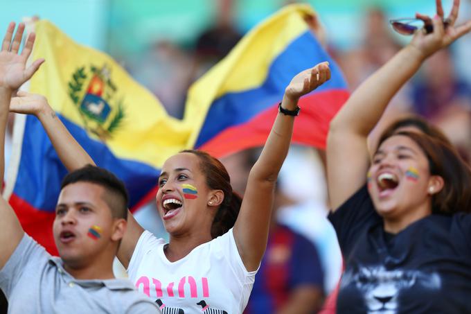 Venezuela ni bila še nikoli tako visoko na lestvici Fife. | Foto: Reuters