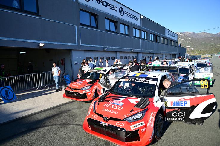 Servisni park je bil letos na dirkališču Grobnik. | Foto: Croatia Rally