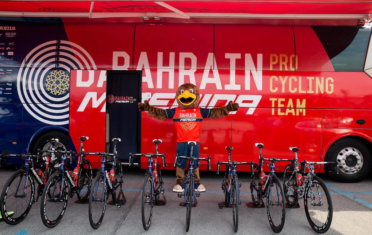 Bahrain Merida avtobus | Bahrain*-Merida je predstavil novince za prihodnjo sezono. | Foto Vid Ponikvar