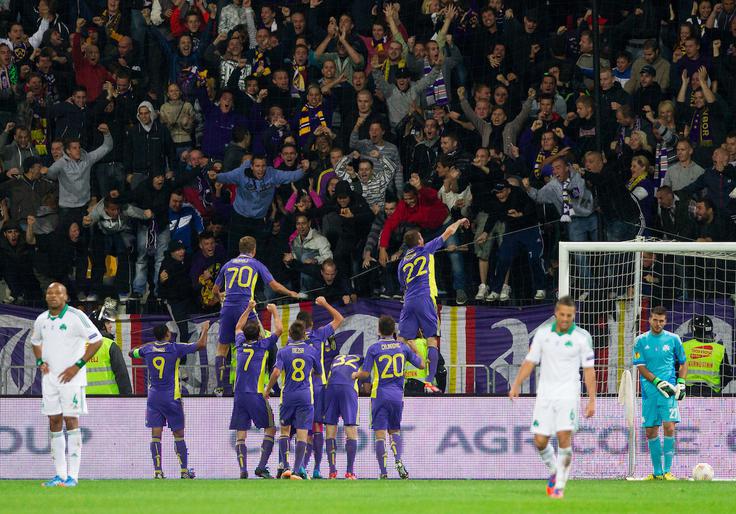 Maribor je v Ljudskem vrtu ponižal velikana grškega nogometa, Panathinaikos. | Foto: Vid Ponikvar