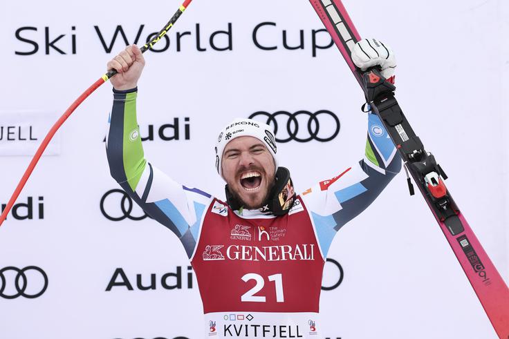 Miha Hrobat je v minuli zimi trikrat stopil na zmagovalni oder. | Foto: Guliverimage