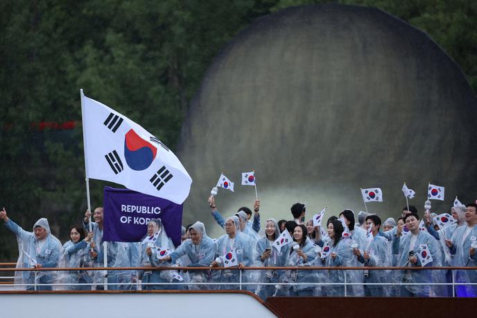 Pariz 2024 otvoritev olimpijskih iger Južna Koreja | Južna Koreja | Foto Reuters