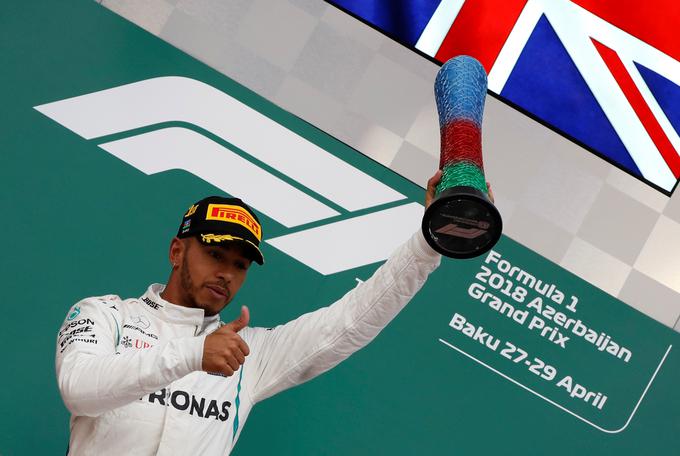 Lewis Hamilton je s 70 točkami prevzel vodstvo v skupni razvrstitvi. | Foto: Reuters