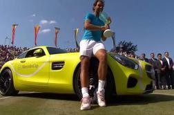 Rafael Nadal za zmago dobil mercedesa GT: ambasadorju Kie ni bila všeč barva