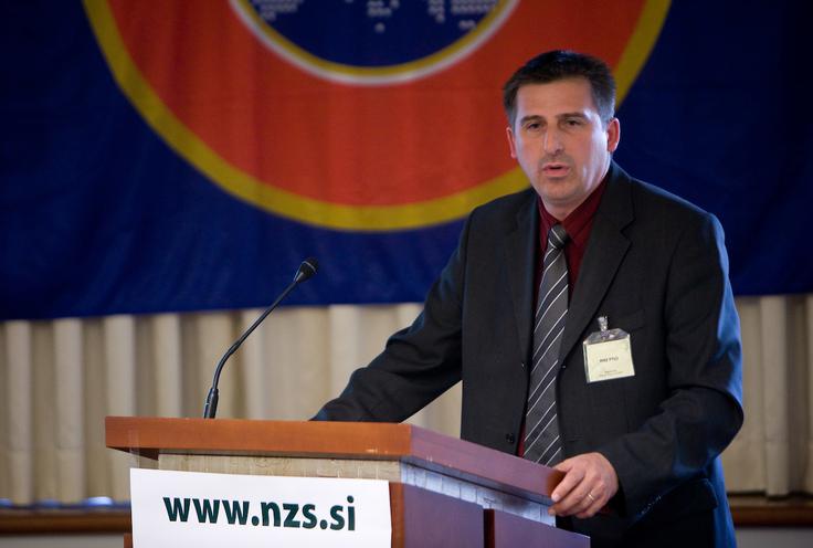 Stanko Glažar (MNZ Ptuj) je eden izmed štirih podpredsednikov NZS in prvi po abecednem vrstnem redu. | Foto: Vid Ponikvar