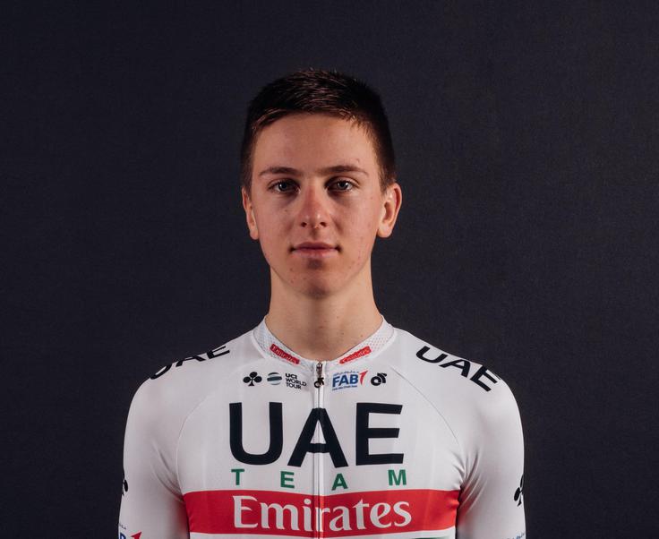 Že na prvi dirki sezone svetovne serije sredi januarja v Avstraliji bo slast dirkanja na najvišji ravni okusil obetavni Tadej Pogačar. | Foto: UAE Emirates
