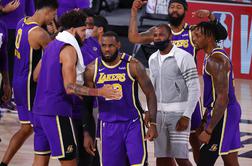 LA Lakers na krilih Jamesa v veliki finale, Denver na kolenih