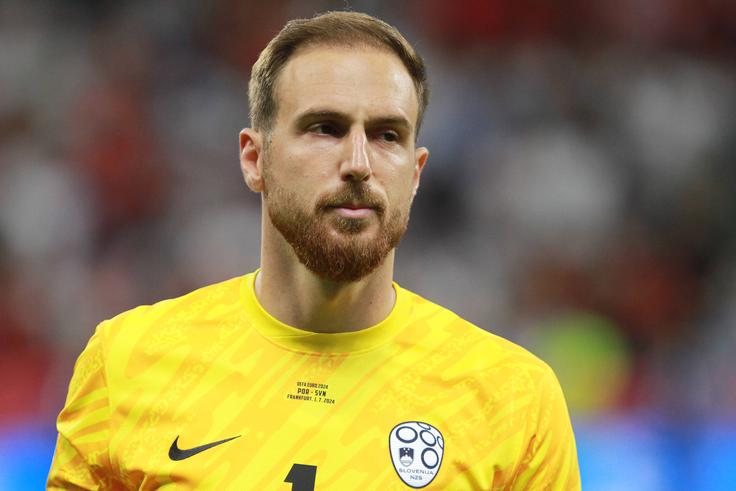 Če bi Jan Oblak branil v petek, bi bil to njegov jubilejni 70. nastop za reprezentanco. | Foto: Guliverimage
