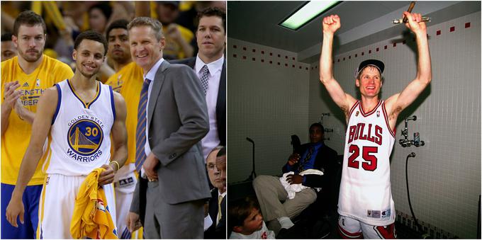 Steve Kerr se je kot košarkar veselil petih naslovov lige NBA, lani pa je osvojil še prvega kot trener. | Foto: 