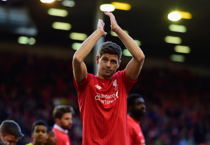 Steven Gerrard naslova angleškega prvaka ni dočakal. | Foto: Getty Images
