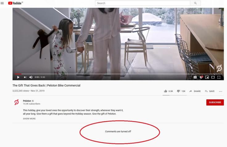 Izključena možnost komentiranja zaradi negativnega odziva, | Foto: YouTube