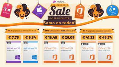 Akcija za noč čarovnic 2020: Windows 10 za samo 7,7 €