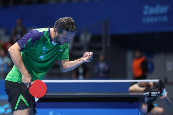 Bojan Tokić | "Moje telo in gibanje nista več taka kot v najboljših letih, a glava še vedno odlično deluje," pravi veteran Bojan Tokić, ki bo s slovensko reprezentanco zaigral v četrtfinalu ekipnega EP: | Foto worldtabletennis.com