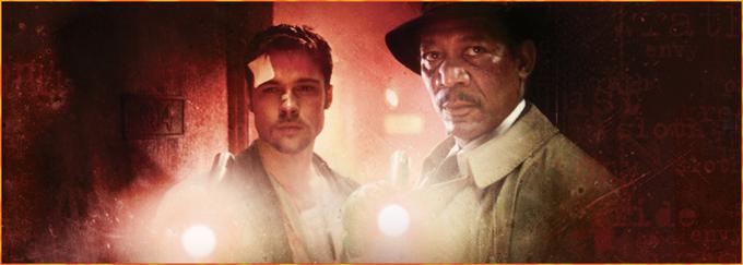 Detektiva (Morgan Freeman in Brad Pitt) morata izslediti serijskega morilca, ki svoje žrtve izbira po ključu sedmih smrtnih grehov – požrešnost, pohlep, lenoba, nečistoča, napuh, zavist, jeza. Kultno psihološko srhljivko z nepozabnim in šokantnim koncem je režiral David Fincher. • V četrtek, 29. 10., ob 20. uri na Kino.* | Foto: 