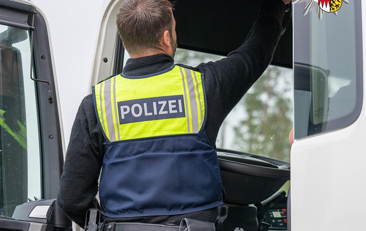 policija tovornjak | Foto Polizei Mittelfranken