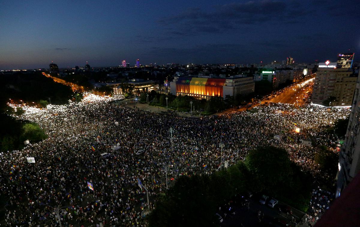 Bukarešta, spopadi | Foto Reuters