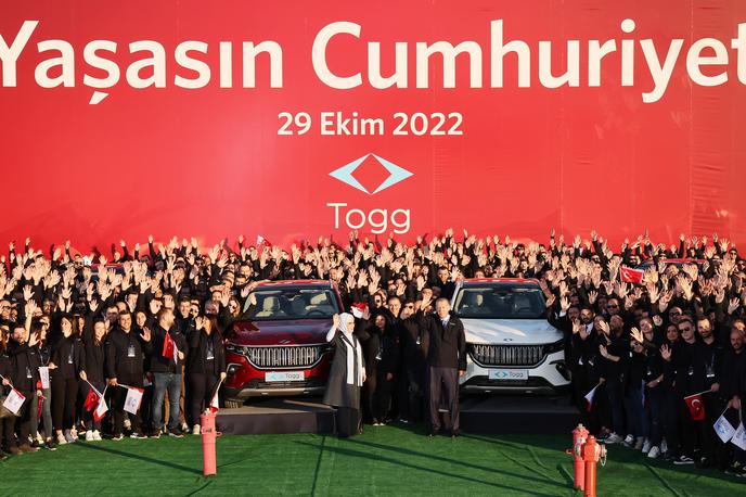 TOGG avtomobil Turčija | Znamka TOGG je turški projekt novih avtomobilov. Vsaj 85-odstotkov sestavnih delov naj bi prihajalo iz Turčije. | Foto TOGG