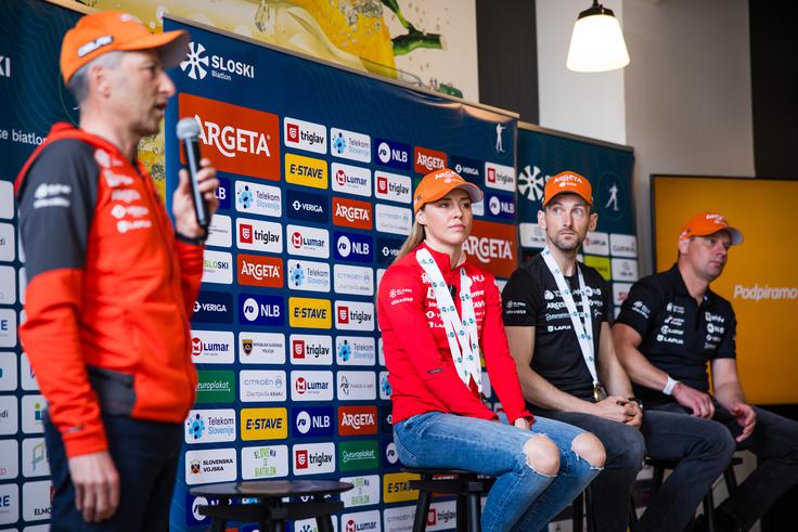 Tomas Globočnik: Smo izjemno zadovoljni s to sezono, tista pika na i pa je bila še domača Pokljuka.  | Foto: Grega Valančič
