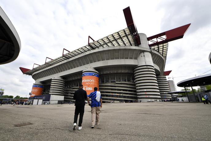 Inter Milano San Siro | Kultni stadion San Siro v Milanu bo zvečer poln do zadnjega kotička. | Foto Reuters