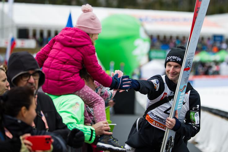 Motiva za skakanje mu ne manjka.
 | Foto: Grega Valančič