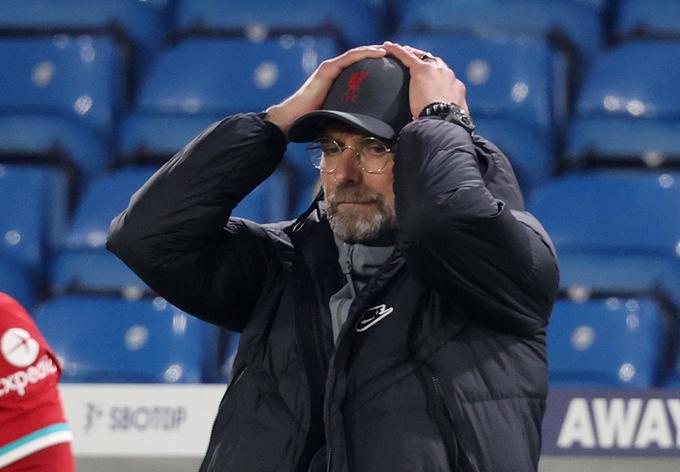 Trener Liverpoola Jürgen Klopp ni navdušen nad idejo o modrem kartonu. | Foto: Reuters