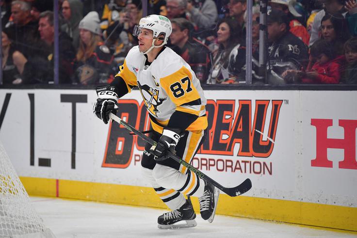 Kapetan Sidney Crosby je odigral tisočo tekmo v karieri. | Foto: Reuters