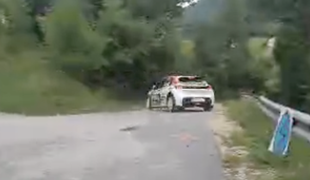 To je najbolj atraktivna nesreča relija v Žalcu #video