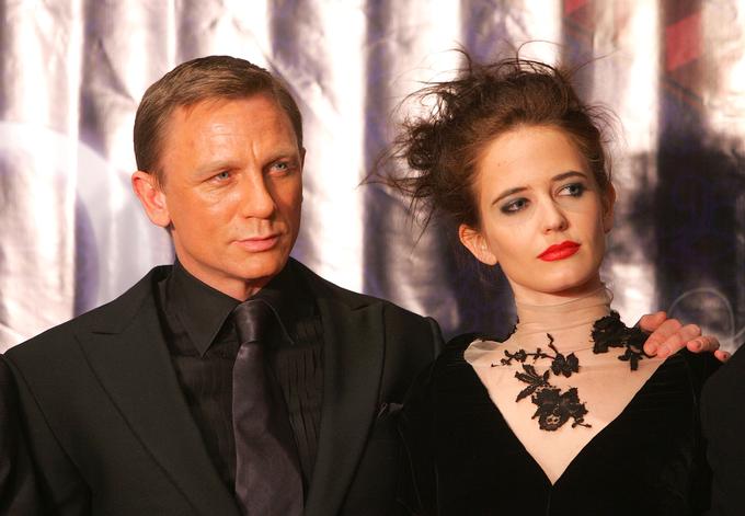 Daniel Craig z Evo Green, ki je ob njem igrala v Casino Royale. | Foto: Getty Images